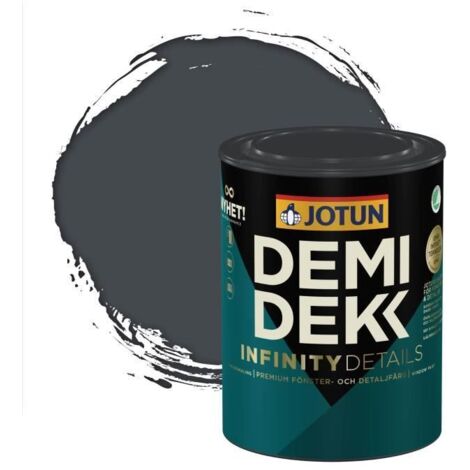 JOTUN - Peinture Bois, Lasure Opaque Satinée - RAL 7024 - Gris Graphite - 0,75L