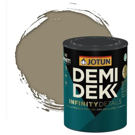 JOTUN - Peinture Bois, Lasure Opaque Satinée - RAL 7034 - Gris Jaune - 0,75L