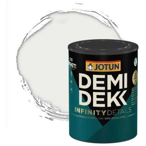 JOTUN - Peinture Bois, Lasure Opaque Satinée - RAL 9003 - Blanc de Sécurité - 0,75L