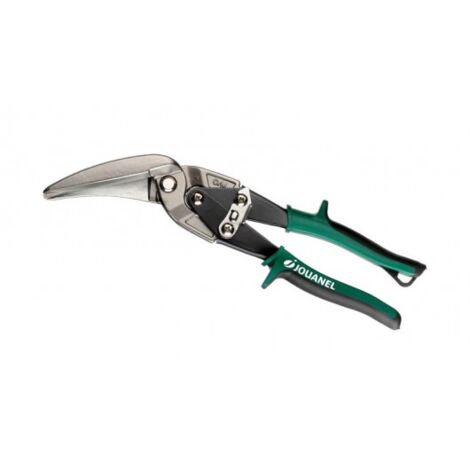 Jouanel – Cisaille à tôle démultipliée coupe à droite – Lame longue pour coupes continues – Lames micro dentelées pour inox et acier