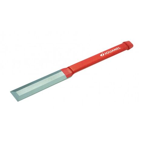 Jouanel – Ciseau de charpentier 350 mm – Acier C55 affûtable – Largeur 30 mm – Tête de sécurité brevetée pour coupe nette