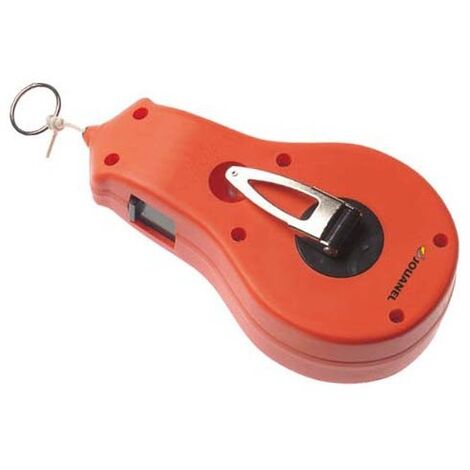 Jouanel – Cordeau simple 30 m en coton Ø 2,5 mm – Haute rétention de craie pour marquage précis – Boîtier ABS démontable – MGTS