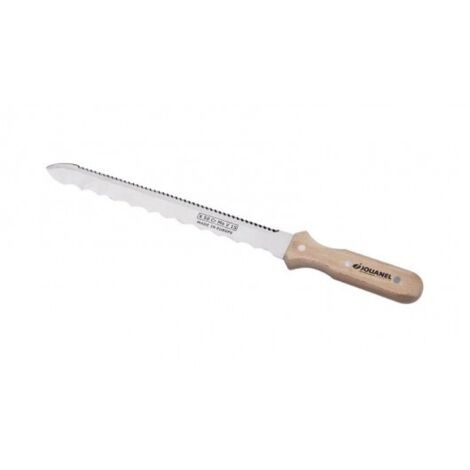 JOUANEL - Couteau pour isolant 280 mm, double tranchant, manche bois - Réf: COUT-280
