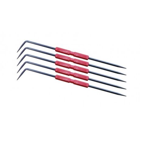 JOUANEL - Lot de 5 pointes à tracer avec manchon longueur 210 mm - 210 mm