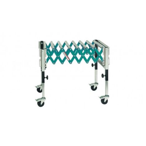 JOUANEL - Table à rouleaux extensible, largeur 500 mm, longueur maxi 1300 mm - 420 x 1 300 mm