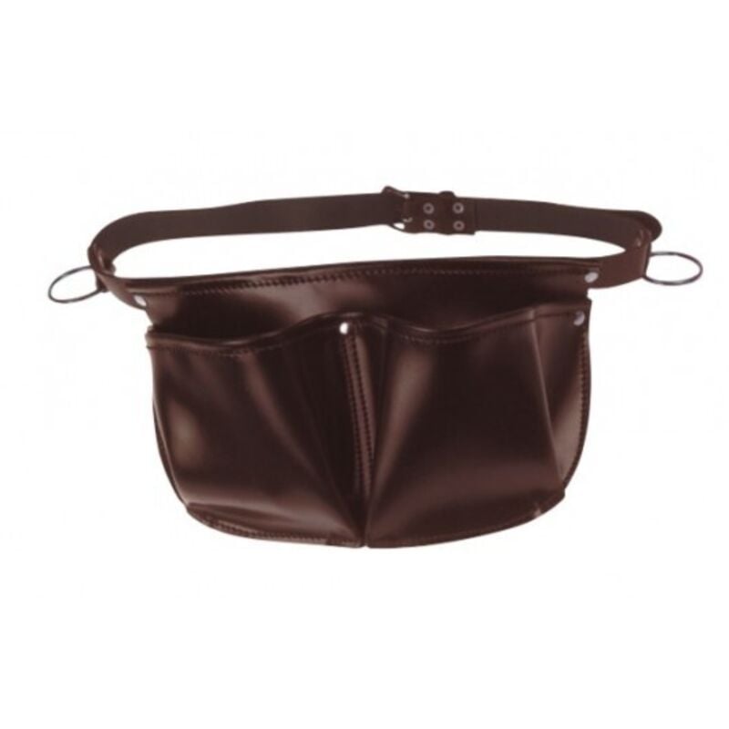 Jouanel - Tablier de charpentier cuir avec ceinture, 2 poches, 2 anneaux - Réf: tabch