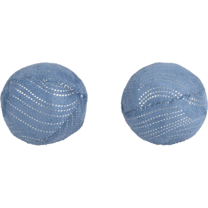 Jouet 2 Balles Medy bleu taille ø 5 cm pour chat Bleu - Flamingo Pet Products