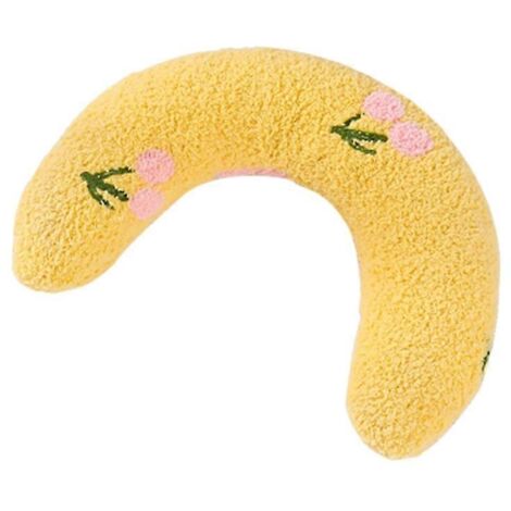 Jouet à mâcher chien en forme de U, coussin apaisant en peluche pour chiot, anti-stress, réduit l'anxiété, doux et réconfortant.