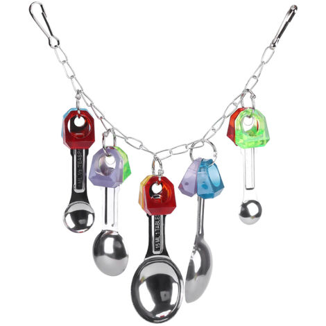 Jouet à Mâcher Coloré pour Perroquet - Décoration de Cage Amusante