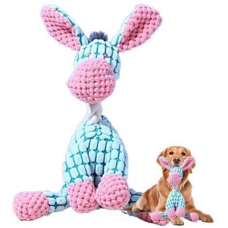 Jouet à mâcher incassable pour chien, avec couineur sonore - Idéal pour chiens forts mâcheurs, jouet durable pour chiens de petite et moyenne taille.