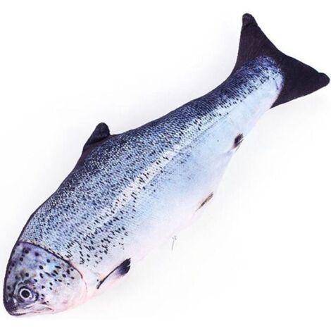 Jouet à mâcher pour chat, jouet en forme de poisson pour chat, jouet interactif pour chat