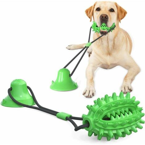 Jouet à mâcher pour chien avec ventouse pour la formation de chiots agressifs