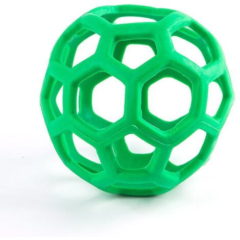 Jouet à mâcher pour chien Balle en caoutchouc pour chien Jouet à mâcher Jouets de sécurité géométriques pour chien Balle verte