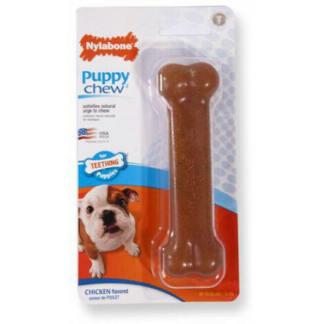 Jouet à mâcher pour chiot Nylabone puppy bone Taille S 11,5 cm