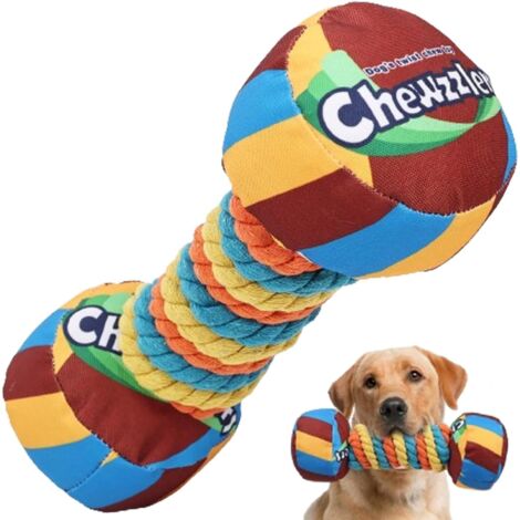 Jouet à Mâcher Résistant pour Chien, Jouet Interactif Multicolore pour Nettoyage des Dents et Jeu Intérieur Extérieur