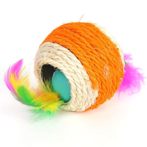 Jouet à plumes amusant pour chat