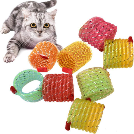 Jouet à ressort pour chat 8 pièces