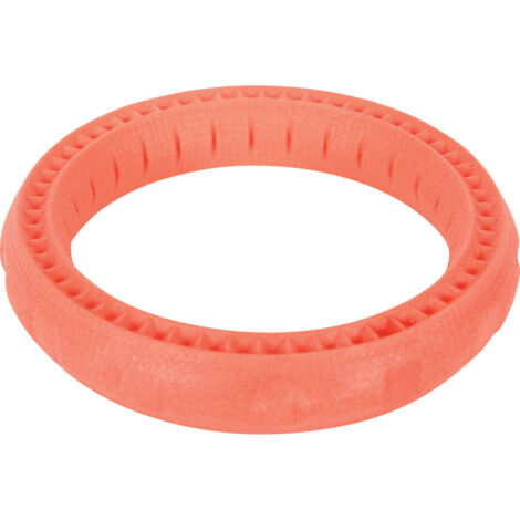 Jouet anneau Moos TPR flottant ø 23 cm x 3 cm pour chien - zolux