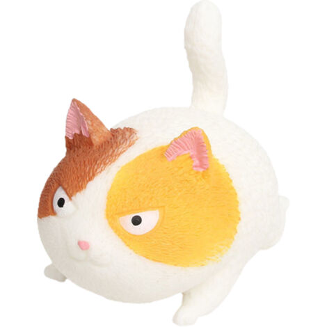 Jouet Anti-Stress en Forme de Chat Mignon - Ballon à Malaxer pour Enfants et Adultes