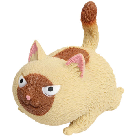 Jouet Anti-Stress en Forme de Chat Mignon - Ballon à Presser pour Enfants et Adultes