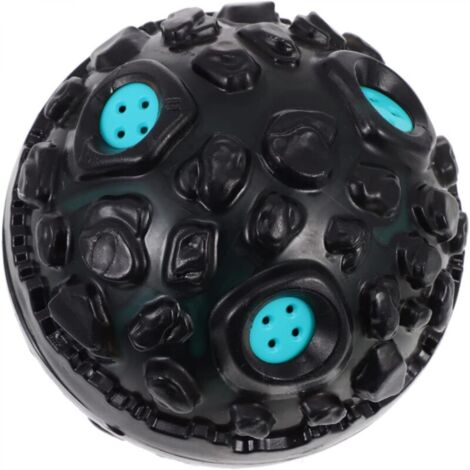 Jouet Balle pour Chien Couineur Balle Chiens Couineuse Chew Fetch Lancer Balle Jouets Interactifs pour Chiens en Caoutchouc Latex Nettoyage Dents Jouet à Mâcher pour Exercice de Chasse