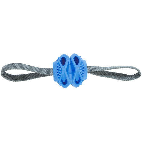 Jouet Balle TPR cache friandises Bleu ø 7.8 x 31.5 cm pour chien - zolux