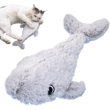 Jouet Battant pour Chat - Jeu d'exercice avec Animaux en Peluche - Jouet