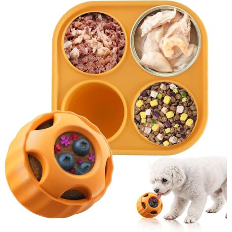 Jouet Casse-Tête à Friandises pour Chien,Jouets Puzzle Interactifs