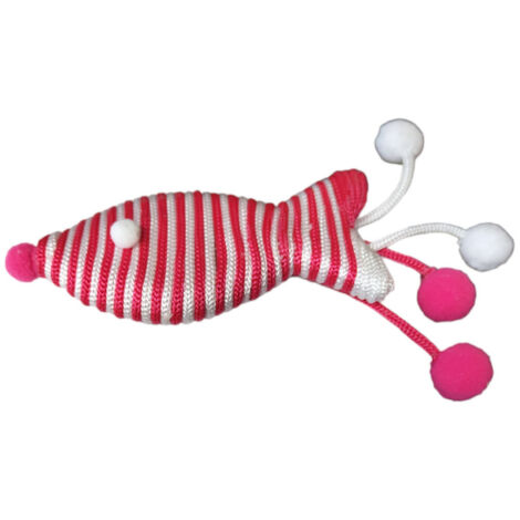 Jouet chat en forme de poisson avec clochette - Trixie