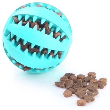 Jouet Chien Balles, Jouet d\'occupation Chien de en Caoutchouc Naturel, Interactives Jouet à Mâcher, Distributeur de Collations