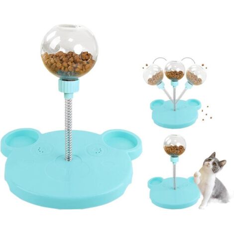 Jouet chien distributeur friandises puzzle, stimulation mentale interactive