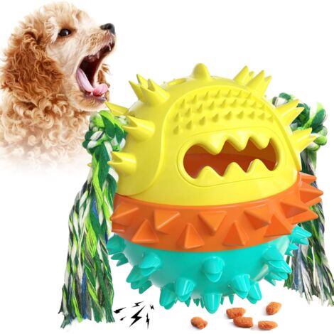 Jouet Chien, Jouet Chien Indestructible, Jouet Occupation Chien, Jouet pour Chien, Durables Caoutchouc Jouet Mâchouiller Chien pour Petits et Moyens Chiens-Fei Yu