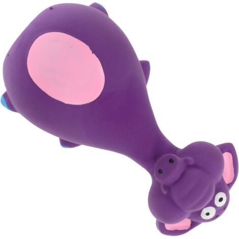 Jouet chien latex couineur, nettoyage dents interactif chiot
