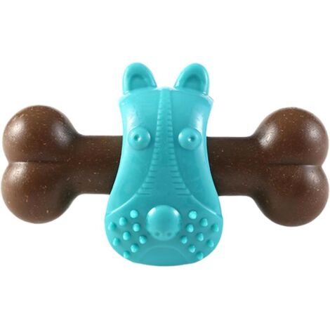 Jouet chien os mâcher robuste, nettoyage dents anti-ennui