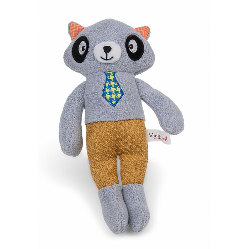 Jouet chien peluche FANCY blaireau. taille 24 cm. pour chiens.