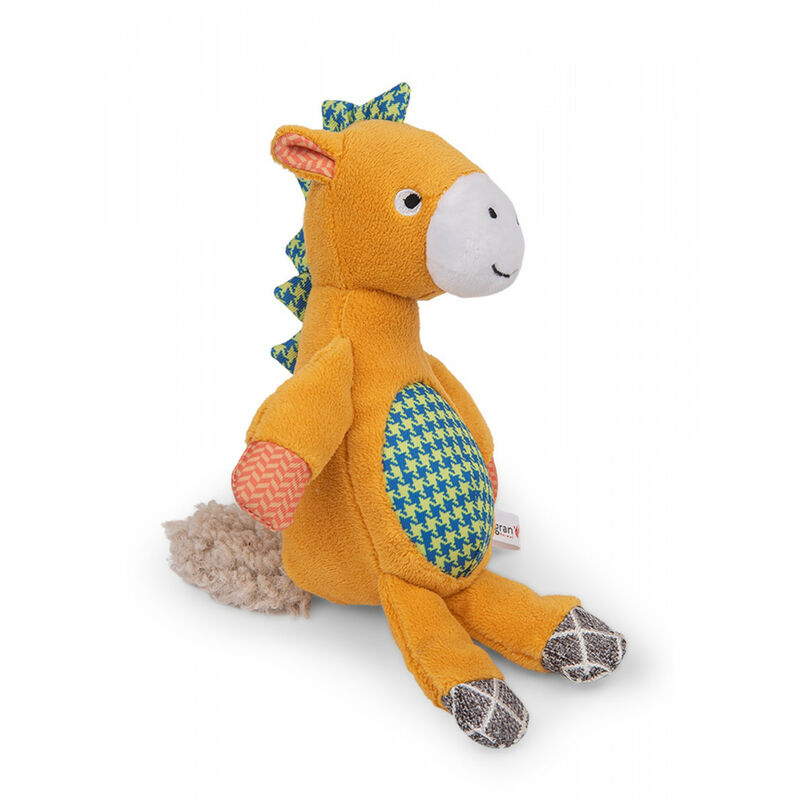Jouet chien peluche FANCY cheval. taille 24 cm. pour chiens.