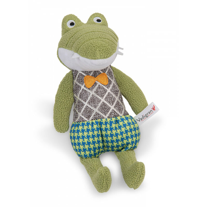 Jouet chien peluche FANCY crocodile. taille 24 cm. pour chiens.