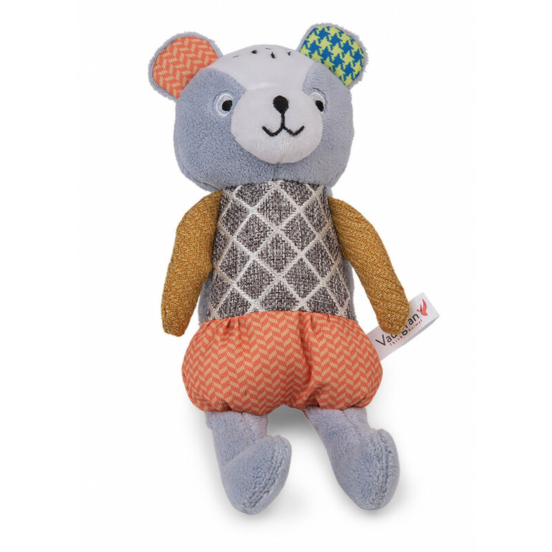 Jouet chien peluche FANCY ours. taille 24 cm. pour chiens.