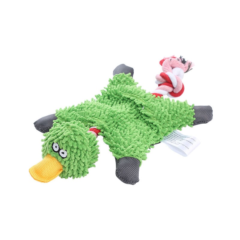 Jouet couineur pour chiens de petite à moyenne taille, livré avec couineurs, papier crépon, ficelle pour rendre les jouets en peluche plus