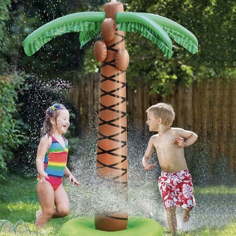 Jouet d'arrosage de Jardin de Palmier Gonflable, Jouet d'eau de pulvérisation pour Enfants activité de Plage de fête en Plein air d'été, l'été