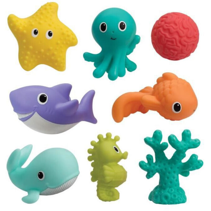Infantino - Set Arroseurs 8 pcs Découvrez la richesse de l'océan - Enfant