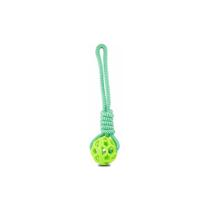 Jouet de ballon flottant et de corde pour chiens, idéal pour les jeux de billard et hors route.