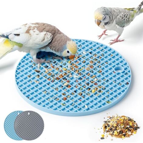 Jouet de recherche d'oiseaux, bleu et gris