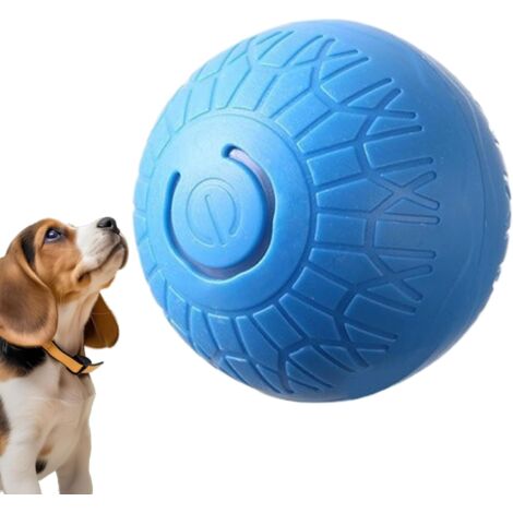 Jouet d'enrichissement pour chien - Balle couineur automatique