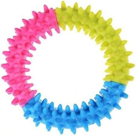 Jouet dentaire en forme de chien pour chiot, idéal pour la poussée des dents, l'éducation et le nettoyage des dents.