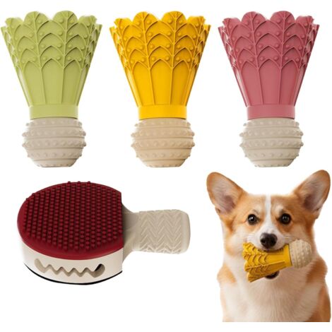 Jouet distributeur de friandises pour chien, avec cloche, anneau de