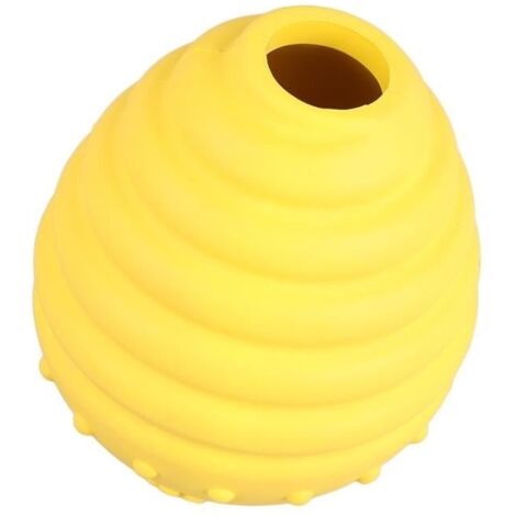 Jouet Distributeur de Friandises pour Chien: Ballon Puzzle Interactif en Caoutchouc pour Animaux, Anti-Anxiété et