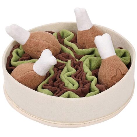 Jouet distributeur de nourriture pour chien, jouet puzzle, jouet à renifler, jouet à mâcher couineur pour chien, jouet d'entraînement