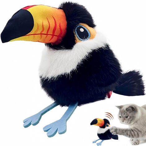Jouet d'oiseau volant rechargeable pour chat