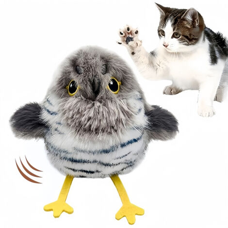 Jouet d'oiseau volant rechargeable pour chat